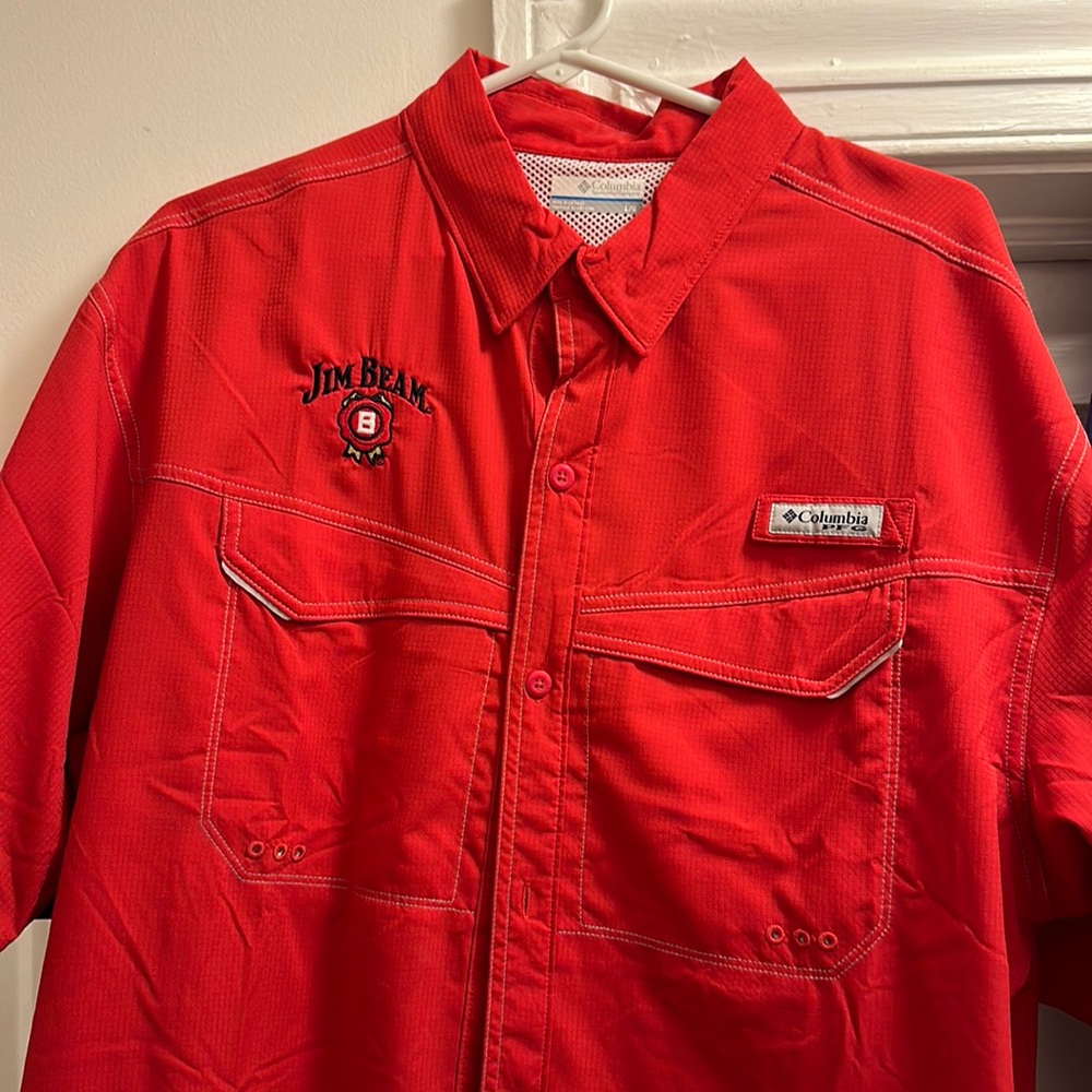 Columbia PFG Jim Beam Vented Fishing Shirt